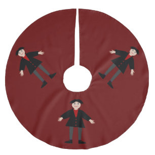Jupon De Sapin En Polyester Brossé Cute Vampire Halloween