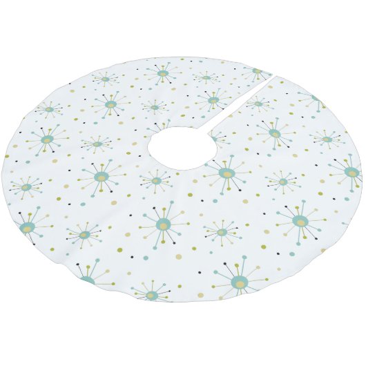 Jupon De Sapin En Polyester Brossé Début de l'ère atomique MCM Noël (Angle)