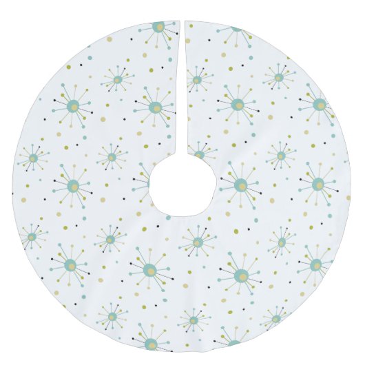 Jupon De Sapin En Polyester Brossé Début de l'ère atomique MCM Noël (Devant)