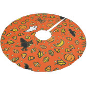 Jupon De Sapin En Polyester Brossé Décor de la maison d'Halloween (Angle)