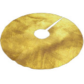 Jupon De Sapin En Polyester Brossé Design de Texture Dorée Luxueux (Angle)
