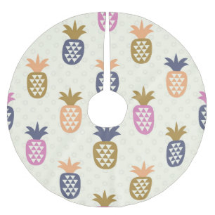 Jupon De Sapin En Polyester Brossé Design Vintage Motif sans ananas
