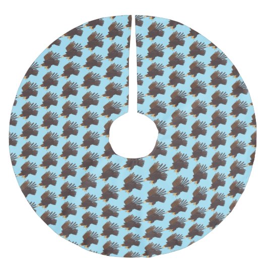 Jupon De Sapin En Polyester Brossé dessin humoristique d'aigle royal (Devant)