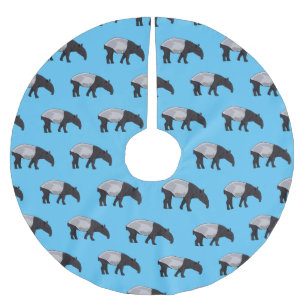 Jupon De Sapin En Polyester Brossé Dessin sur Tapir