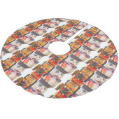 Jupon De Sapin En Polyester Brossé Deux noisettes de Noël (Angle)