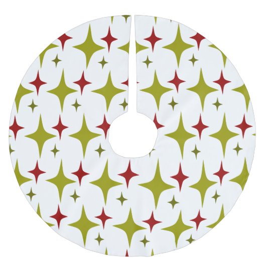 Jupon De Sapin En Polyester Brossé Diamond Stars (Devant)