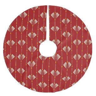 Jupon De Sapin En Polyester Brossé Digital Mughal : Textile Plante Artwork.