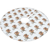 Jupon De Sapin En Polyester Brossé Dilophosaurus dessin animé (Angle)