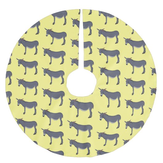 Jupon De Sapin En Polyester Brossé Donkey cartoon (Devant)