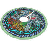 Jupon De Sapin En Polyester Brossé Dragon celtique (Angle)