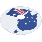 Jupon De Sapin En Polyester Brossé Drapeau australien (Angle)