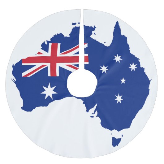 Jupon De Sapin En Polyester Brossé Drapeau australien (Devant)