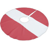 Jupon De Sapin En Polyester Brossé Drapeau autrichien (Angle)