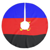 Jupon De Sapin En Polyester Brossé Drapeau de fierté polyamoureux (Devant)