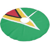 Jupon De Sapin En Polyester Brossé Drapeau de Guyana (Angle)