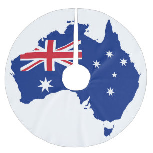 Jupon De Sapin En Polyester Brossé drapeau de l'Australie