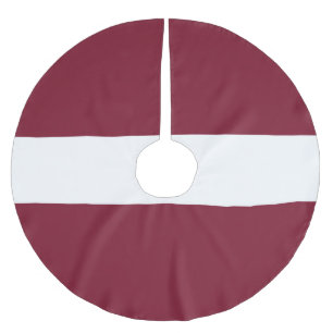 Jupon De Sapin En Polyester Brossé Drapeau de Lettonie
