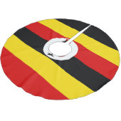 Jupon De Sapin En Polyester Brossé Drapeau de l'Ouganda (Angle)