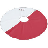 Jupon De Sapin En Polyester Brossé Drapeau de Malte (Angle)
