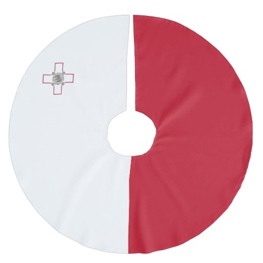 Jupon De Sapin En Polyester Brossé Drapeau de Malte (Devant)