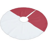 Jupon De Sapin En Polyester Brossé Drapeau de Monaco (Angle)