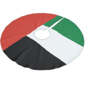 Jupon De Sapin En Polyester Brossé Drapeau des Émirats arabes unis (Angle)