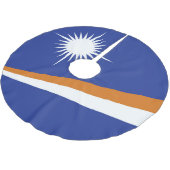 Jupon De Sapin En Polyester Brossé Drapeau des Îles Marshall (Angle)