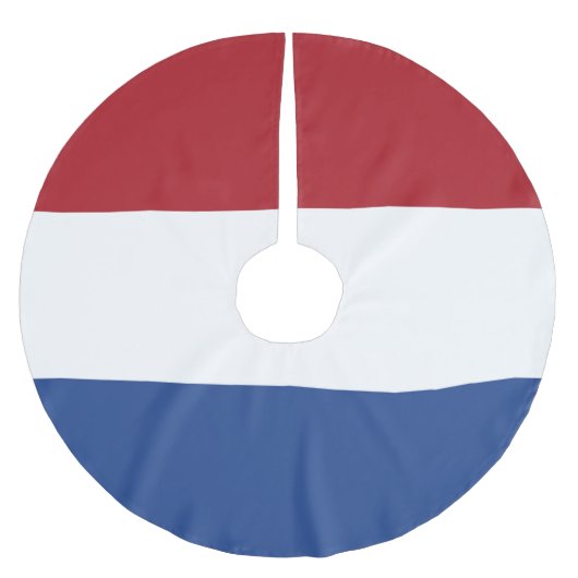 Jupon De Sapin En Polyester Brossé Drapeau des Pays-Bas (Devant)