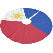 Jupon De Sapin En Polyester Brossé drapeau des Philippines (Angle)