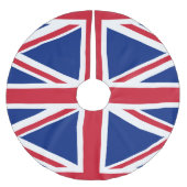 Jupon De Sapin En Polyester Brossé Drapeau du Royaume-Uni (Devant)