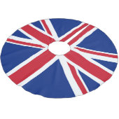 Jupon De Sapin En Polyester Brossé Drapeau du Royaume-Uni (Angle)