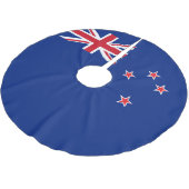 Jupon De Sapin En Polyester Brossé Drapeau néo-zélandais (Angle)