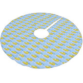 Jupon De Sapin En Polyester Brossé Drôle dessin animé linge de fer (Angle)