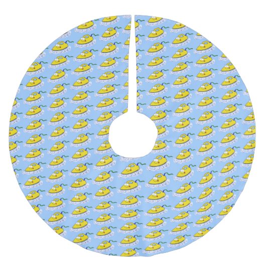 Jupon De Sapin En Polyester Brossé Drôle dessin animé linge de fer (Devant)