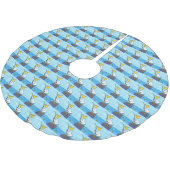 Jupon De Sapin En Polyester Brossé Drôle pélican de pêche (Angle)