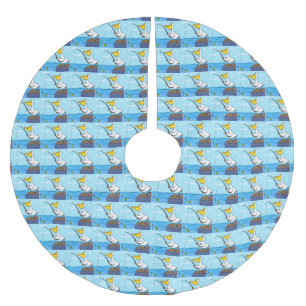 Jupon De Sapin En Polyester Brossé Drôle pélican de pêche