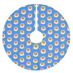 Jupon De Sapin En Polyester Brossé Drôle poisson poivron porc-épic caricature poisson