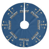 Jupon De Sapin En Polyester Brossé Échelles de justice (Devant)