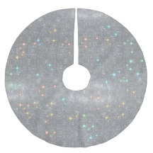 Éclat argenté de lumière de Noël de Faux