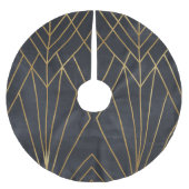 Jupon De Sapin En Polyester Brossé Elégance Art Déco : Glamour géométrique (Devant)