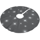 Jupon De Sapin En Polyester Brossé Élégante nuit étoilée (Angle)