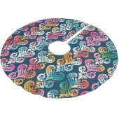 Jupon De Sapin En Polyester Brossé Éléments décoratifs, design motif polyvalent. (Angle)