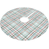 Jupon De Sapin En Polyester Brossé En vichy de vacances - Paisible (Angle)