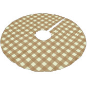 JUPON DE SAPIN EN POLYESTER BROSSÉ EN VICHY VÉRIFIER (Angle)