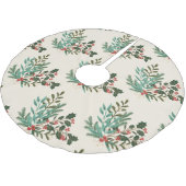 Jupon De Sapin En Polyester Brossé Enchanter Classic Élégance Noël (Angle)