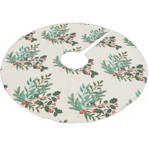 Jupon De Sapin En Polyester Brossé Enchanter Classic Élégance Noël