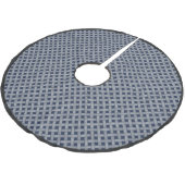 Jupon De Sapin En Polyester Brossé Escalier en argent tissé rustique sur bleu foncé p (Angle)