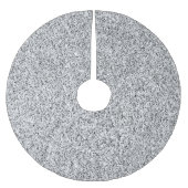 Jupon De Sapin En Polyester Brossé Étincelle de parties scintillant gris argenté (Devant)