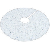 Jupon De Sapin En Polyester Brossé Étoiles (Angle)