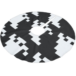 Jupon De Sapin En Polyester Brossé Fantôme à 8 bits pour pixels